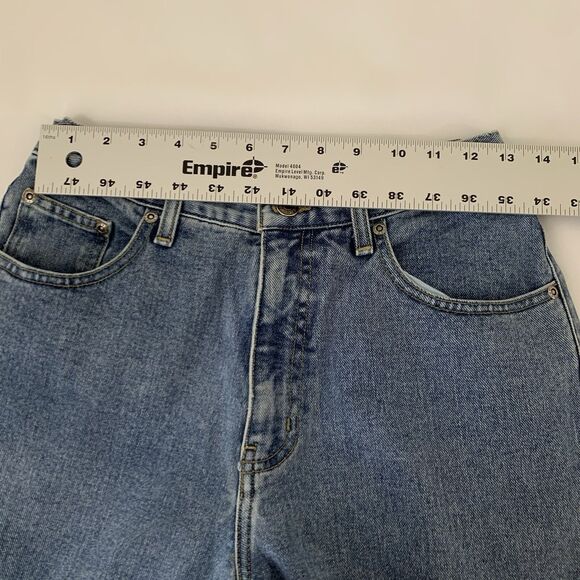 Vintage Cherokee Jeans Women 8 Blue 100% Cotton High Waisted Denim 90s Mom 26x30 - Picture 7 of 11